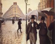 Gustave Caillebotte Paris Street,Rainy Day oil painting